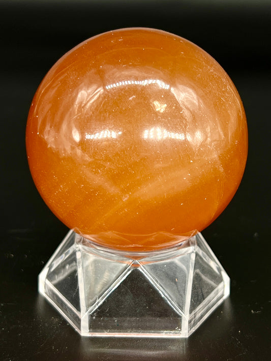 Honey Calcite Sphere