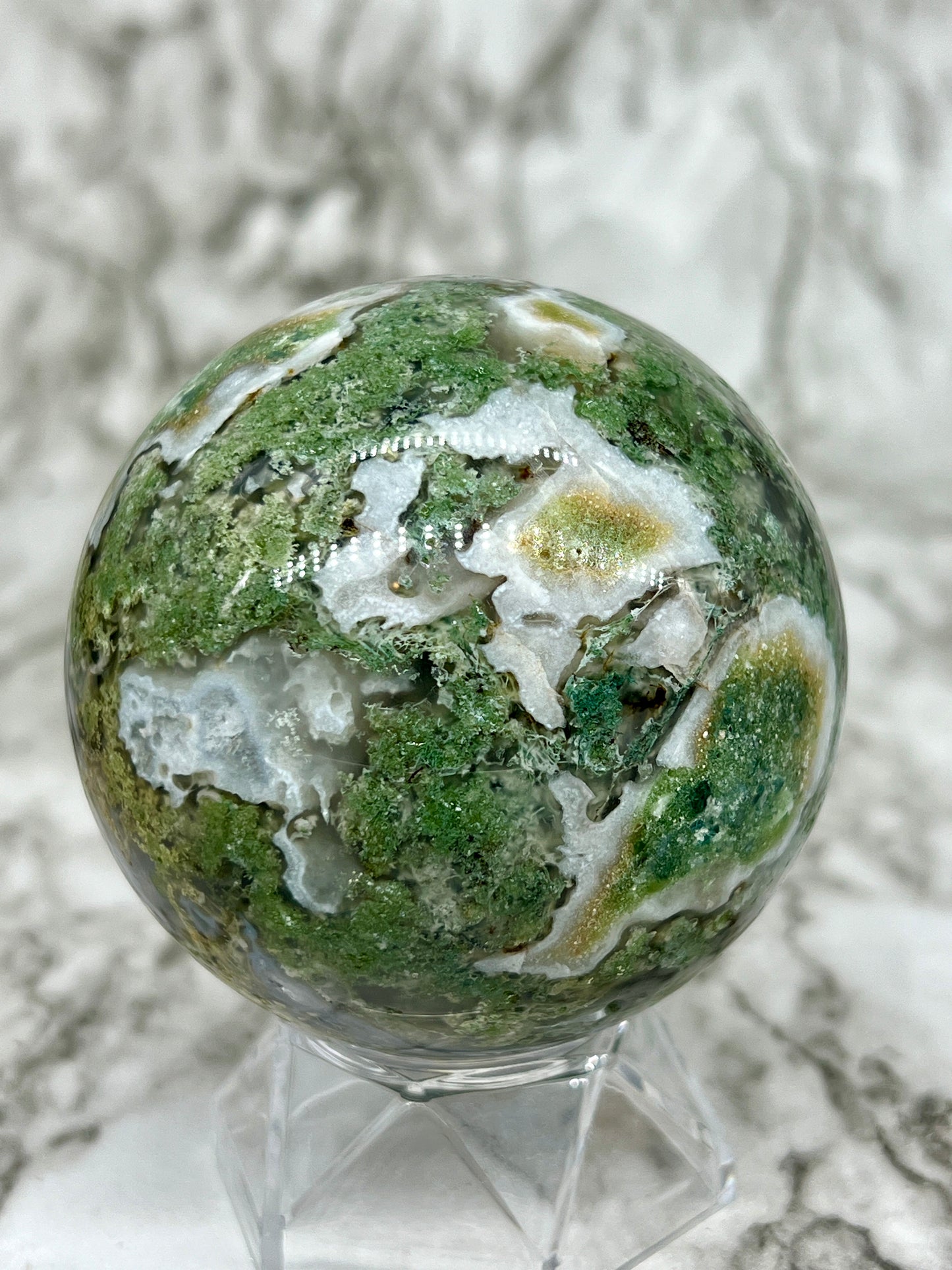 Moss Agate Sphere