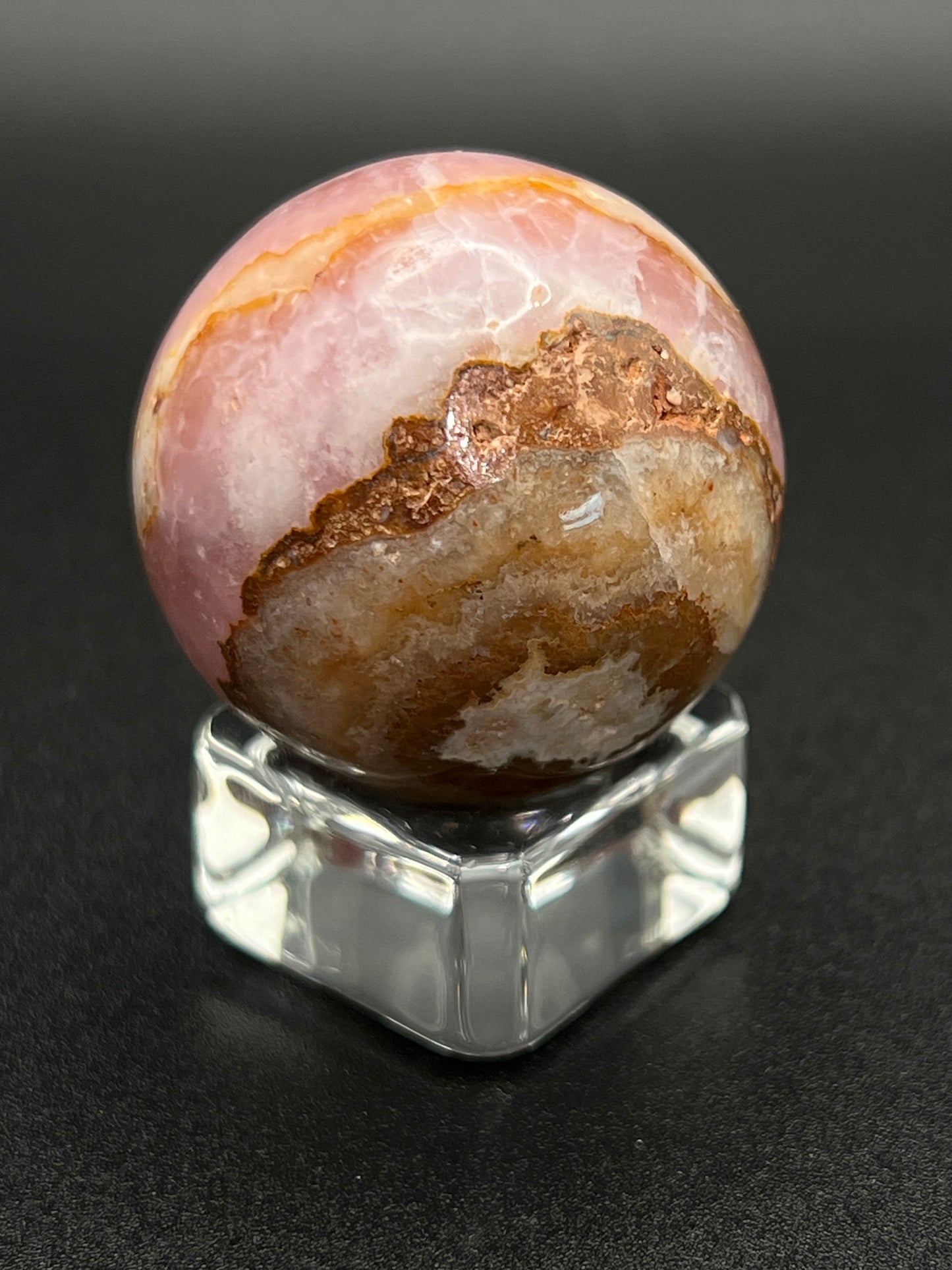Pink Aragonite Sphere ✦Rare find✦
