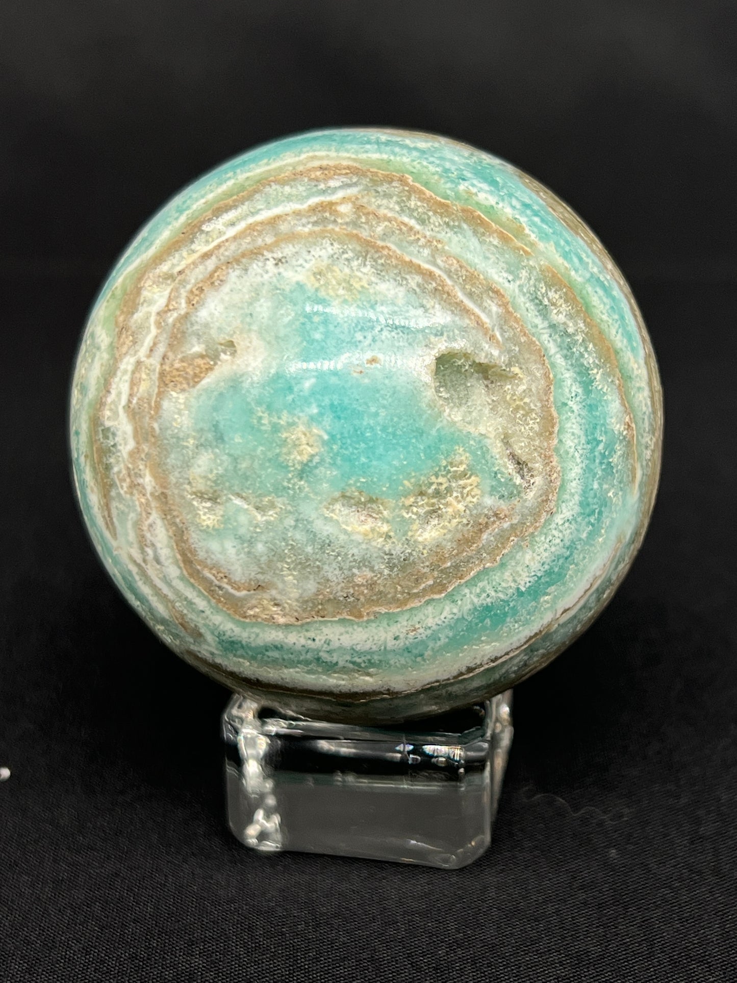 Blue Aragonite & Smithsonite Sphere