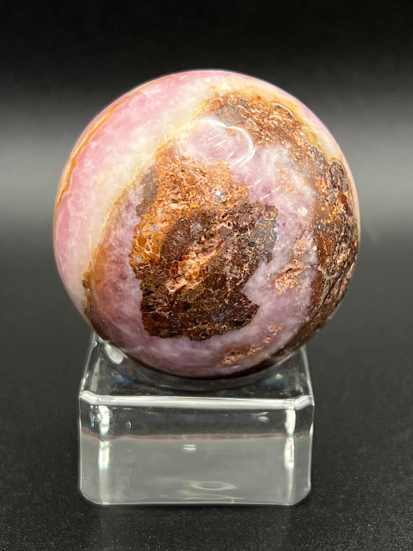 Pink Aragonite Sphere ✦Rare find✦