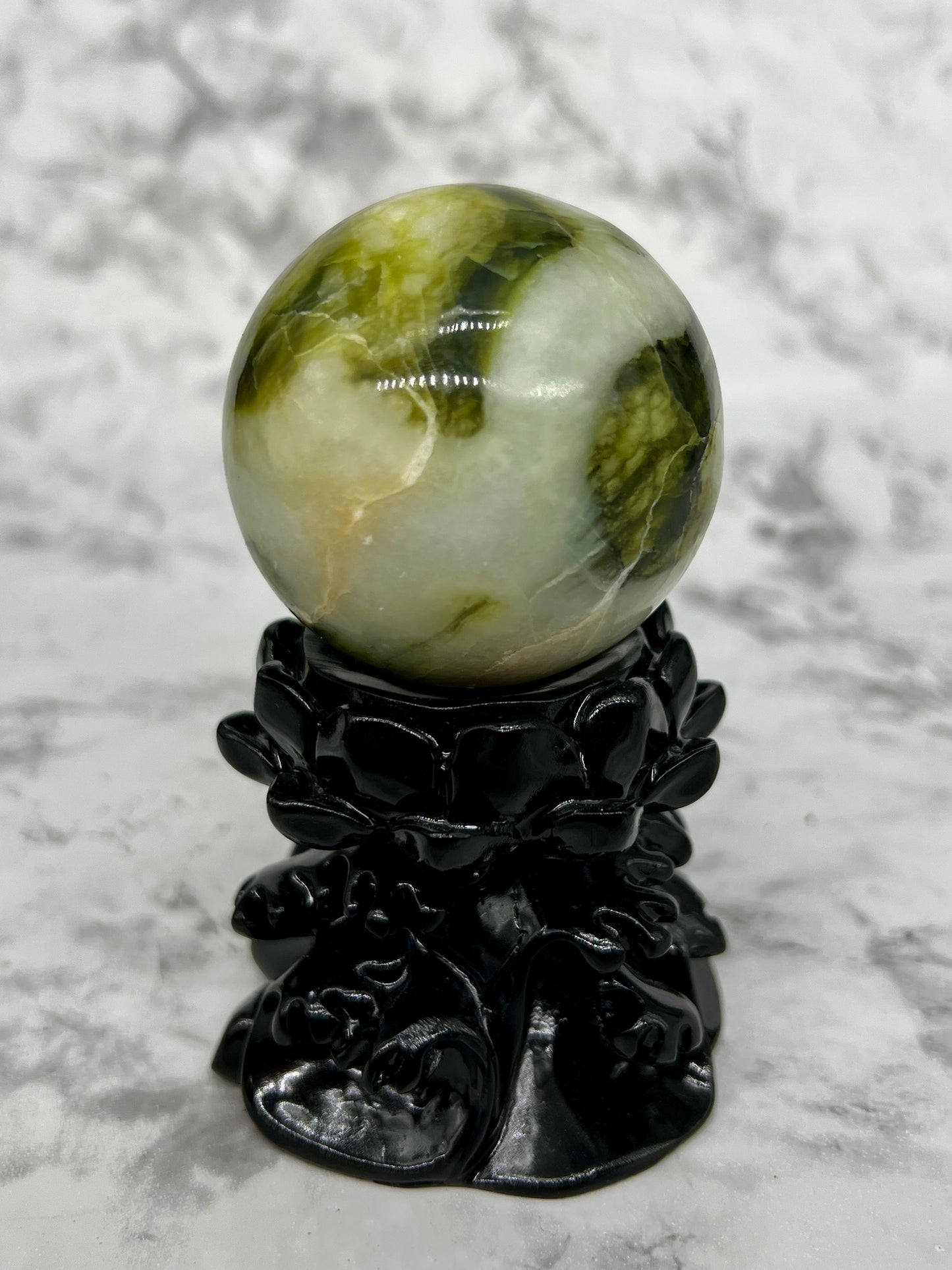 Rutile Serpentine Sphere