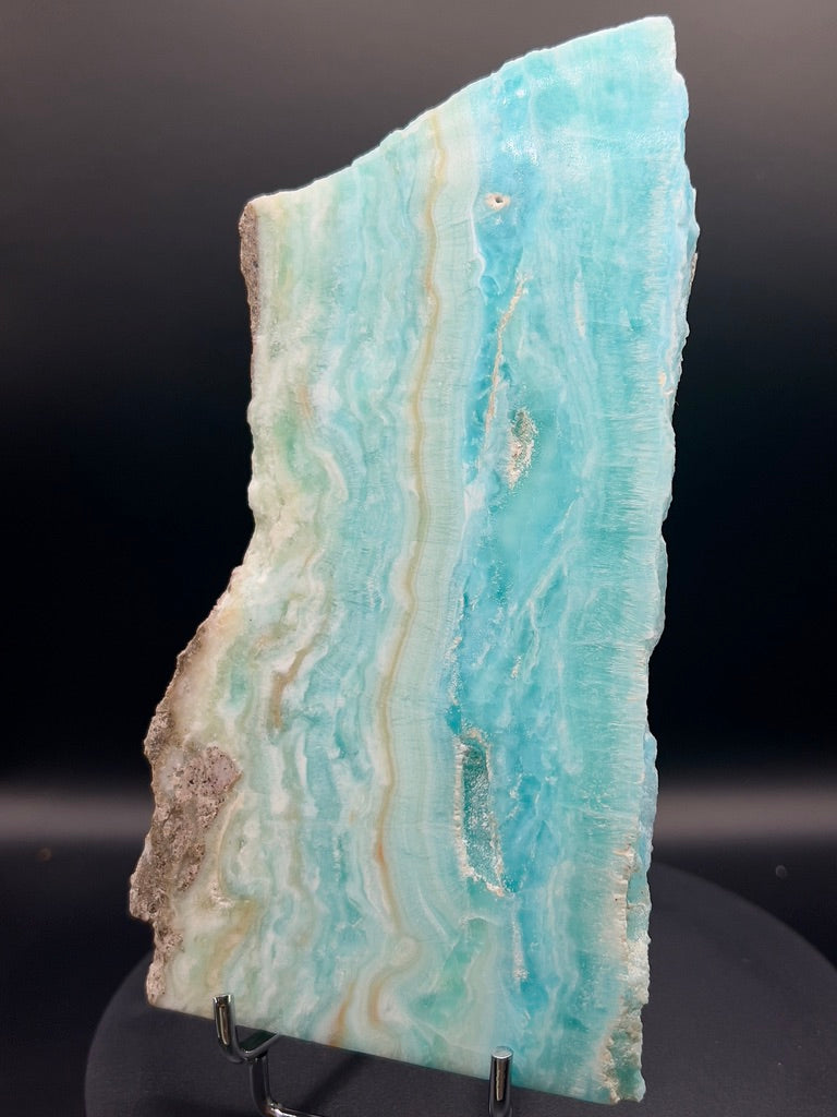 Blue Aragonite & Smithsonite Slab / Freeform
