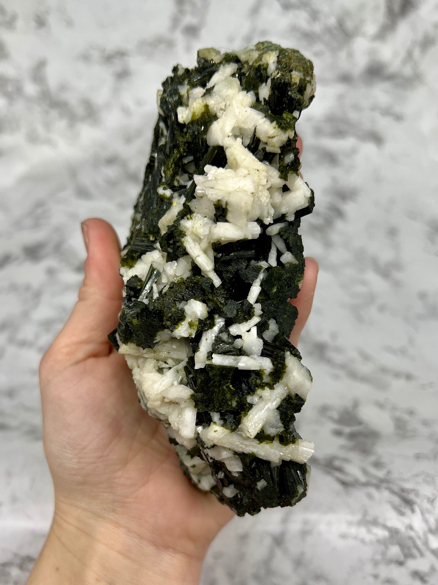 Black & Green Epidote Large Specimen