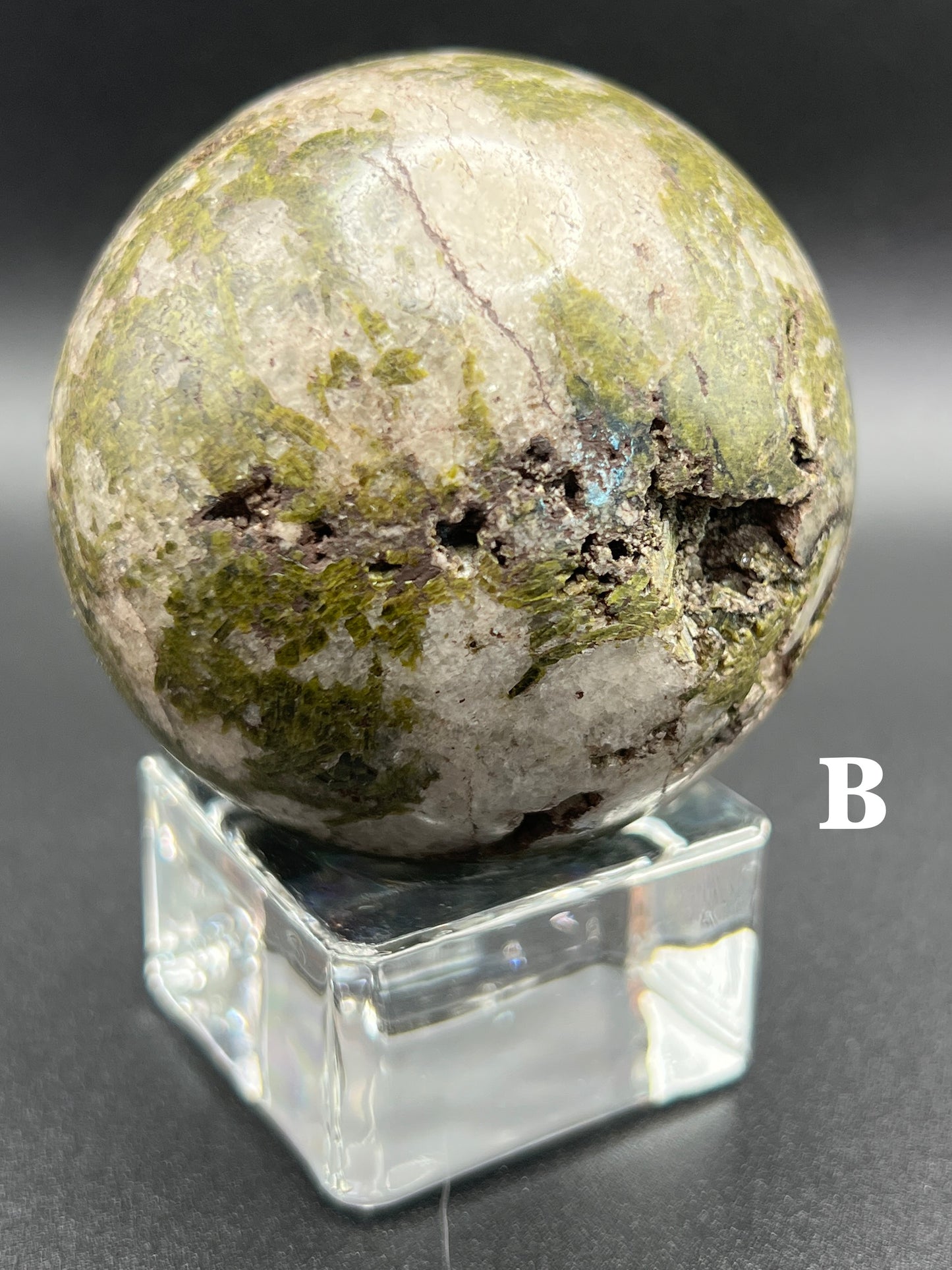 Epidote & Quartz Sphere