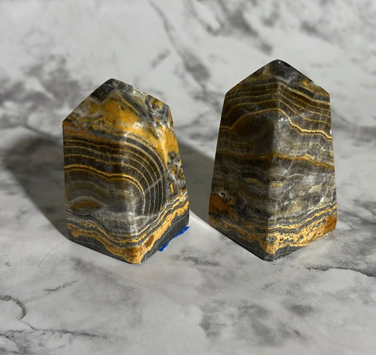 Bumblebee Calcite Mini Tower