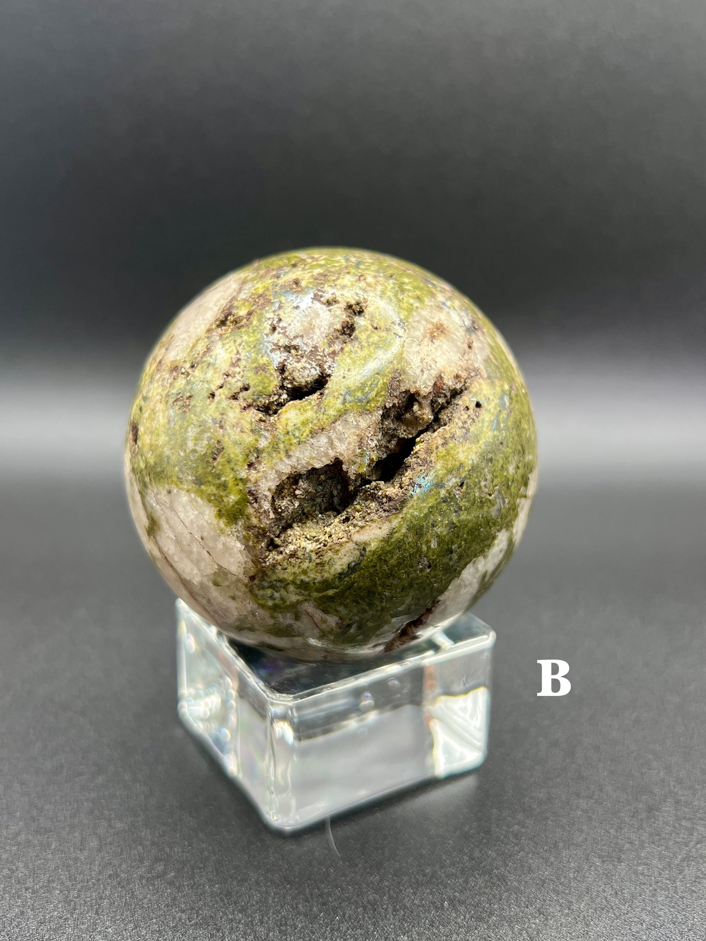 Epidote & Quartz Sphere