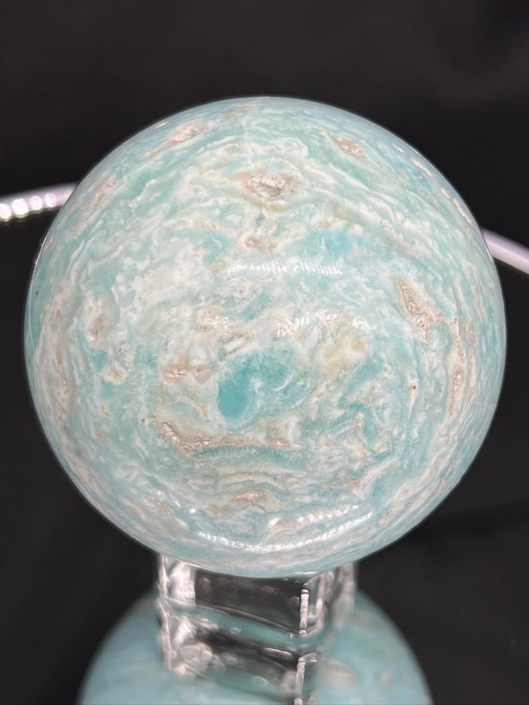 Blue Aragonite & Smithsonite Sphere