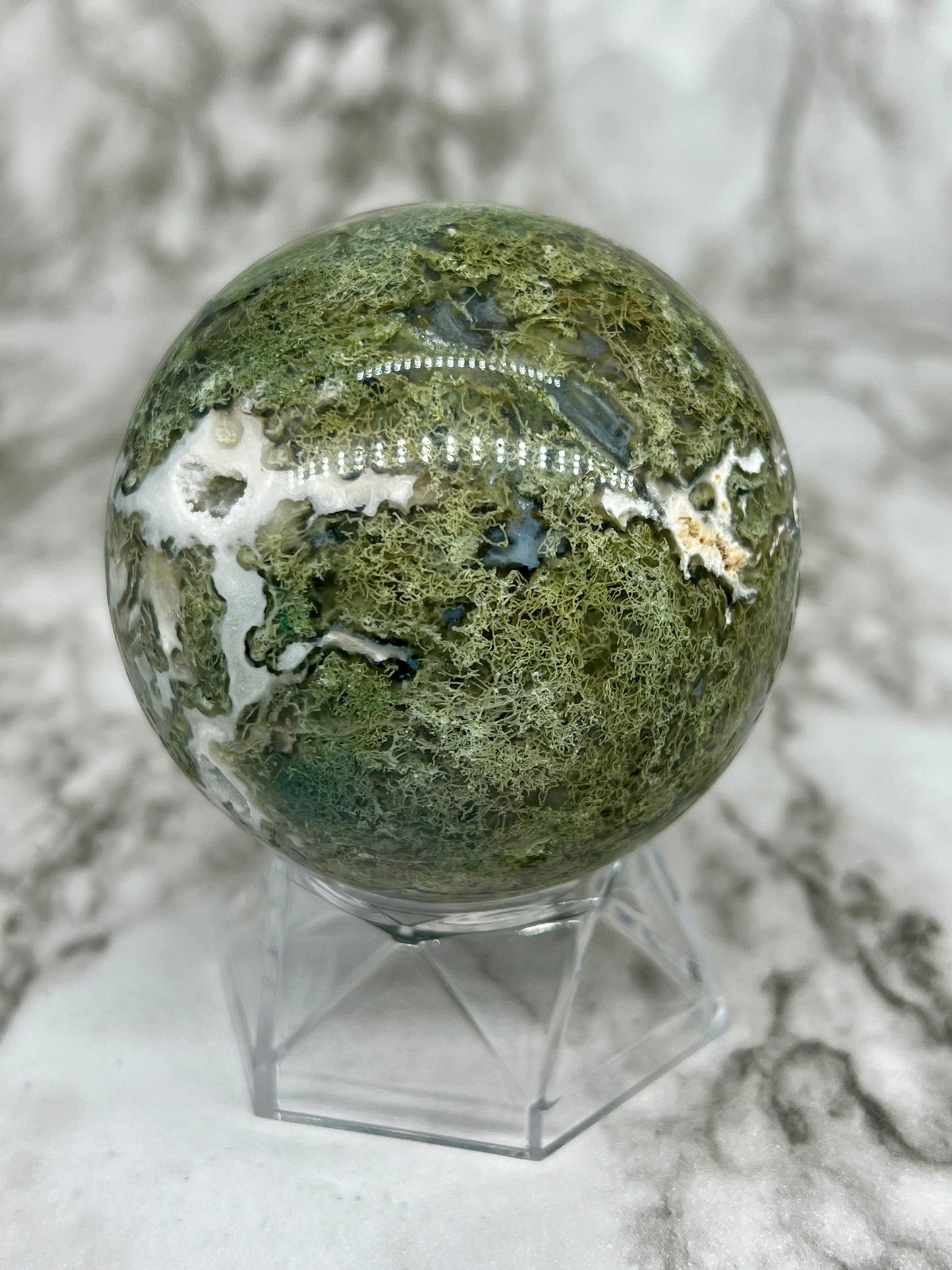 Moss Agate Sphere