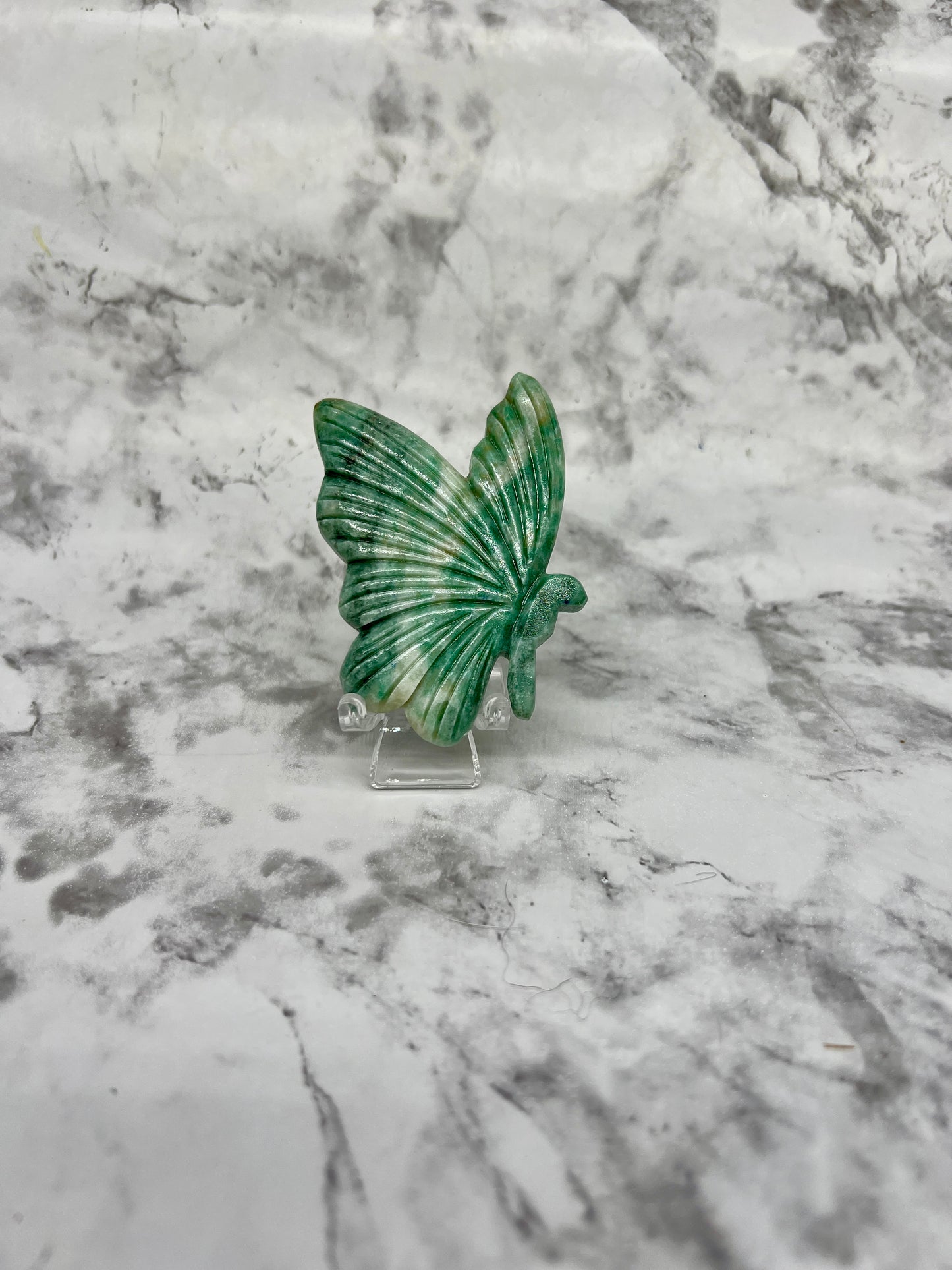 Aventurine Butterfly Carving