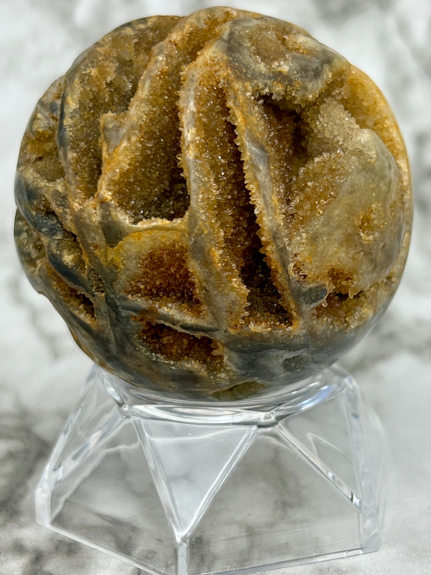 Sphalerite Druzy Sphere