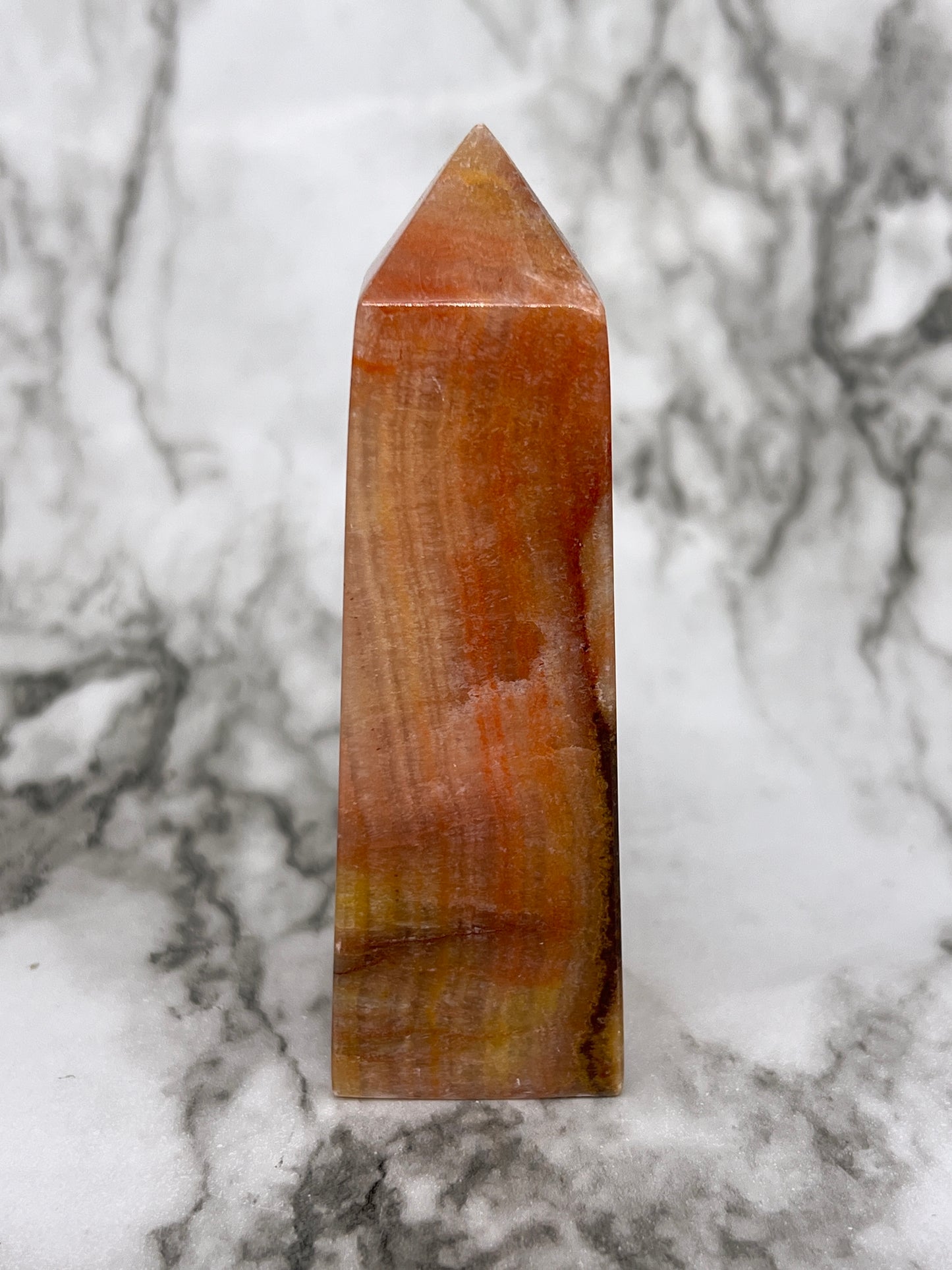 Peach Calcite Tower