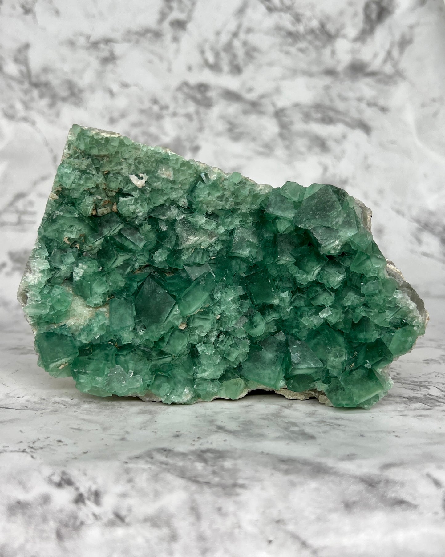 Raw Green Heliofluorite Specimen