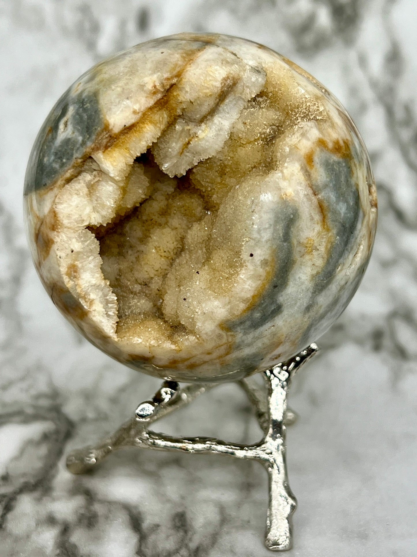 Sphalerite Druzy Sphere