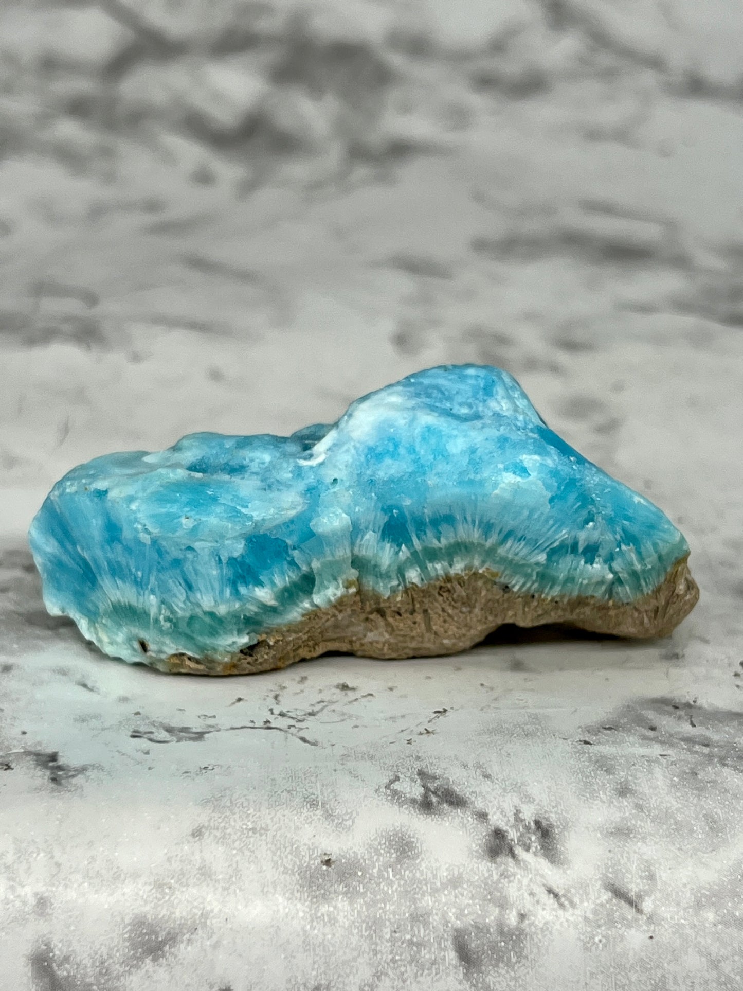 Blue Aragonite Specimen