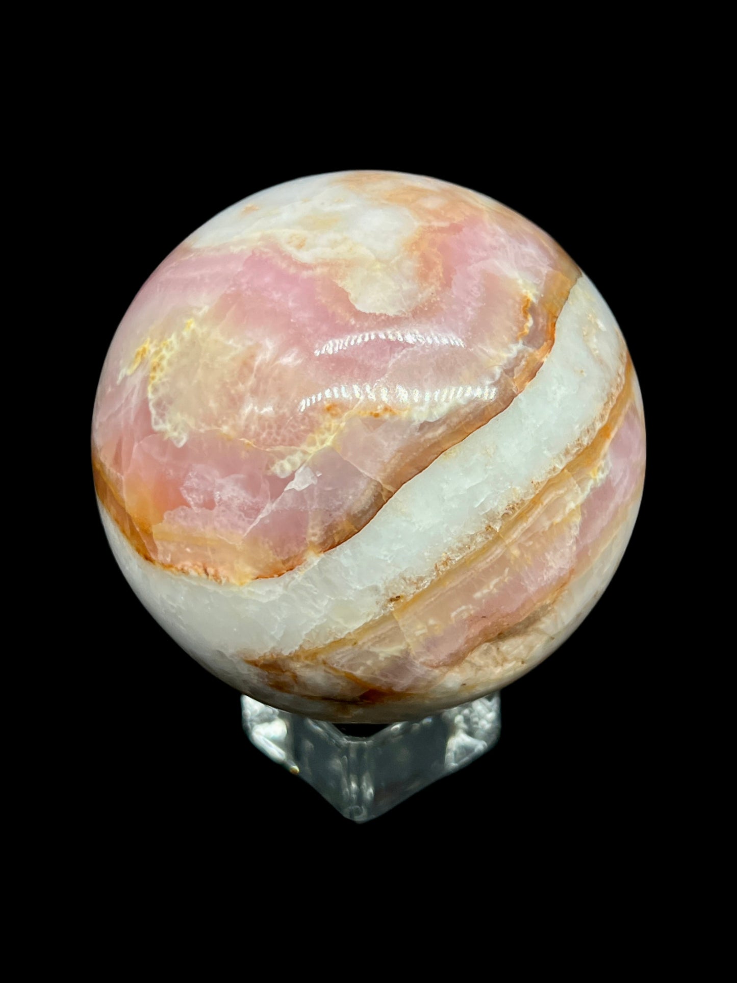 Pink Aragonite Sphere ✦Rare find✦