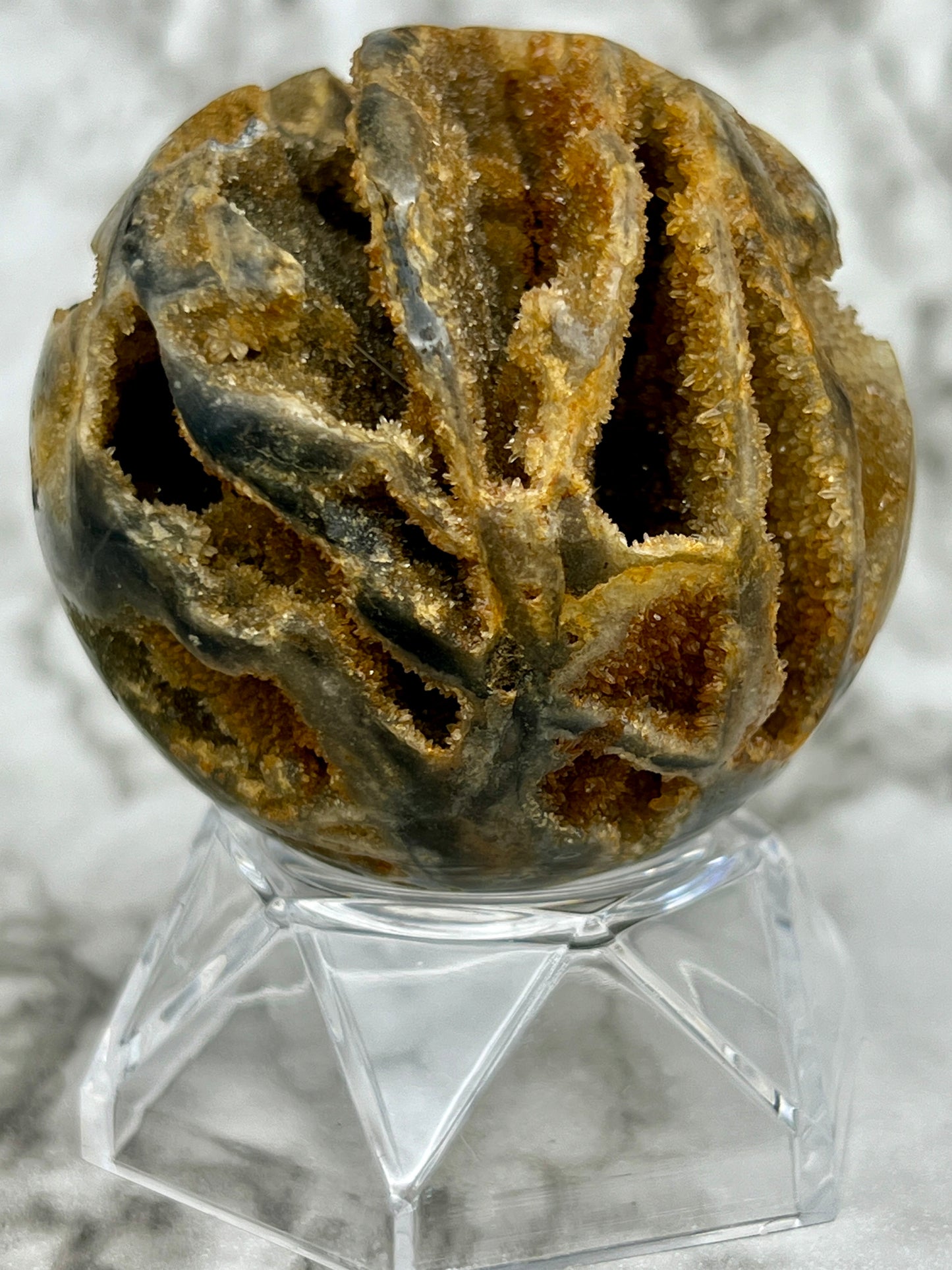 Sphalerite Druzy Sphere