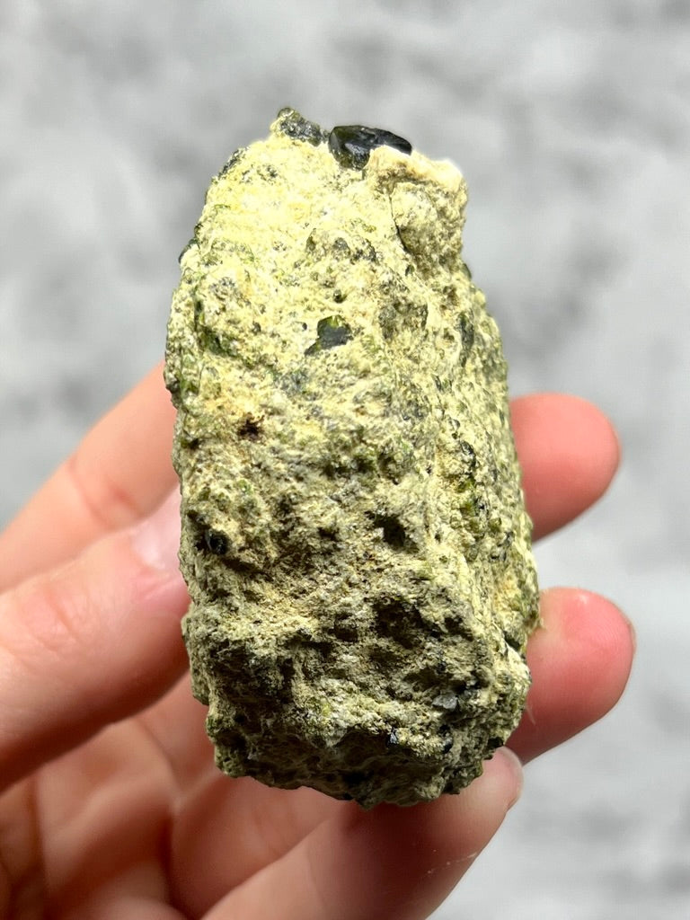 Green Garnet Specimen