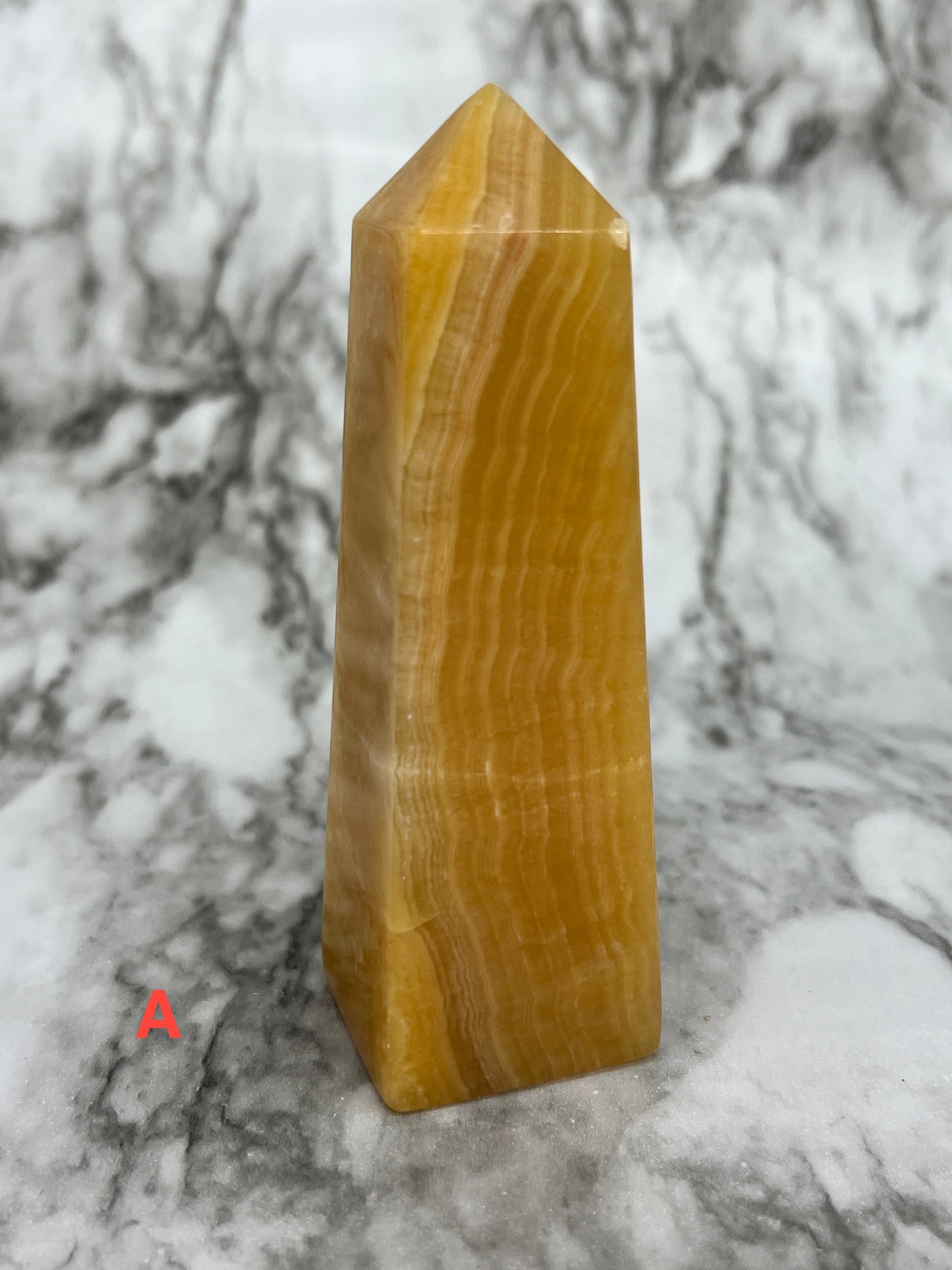 Orange Calcite Tower