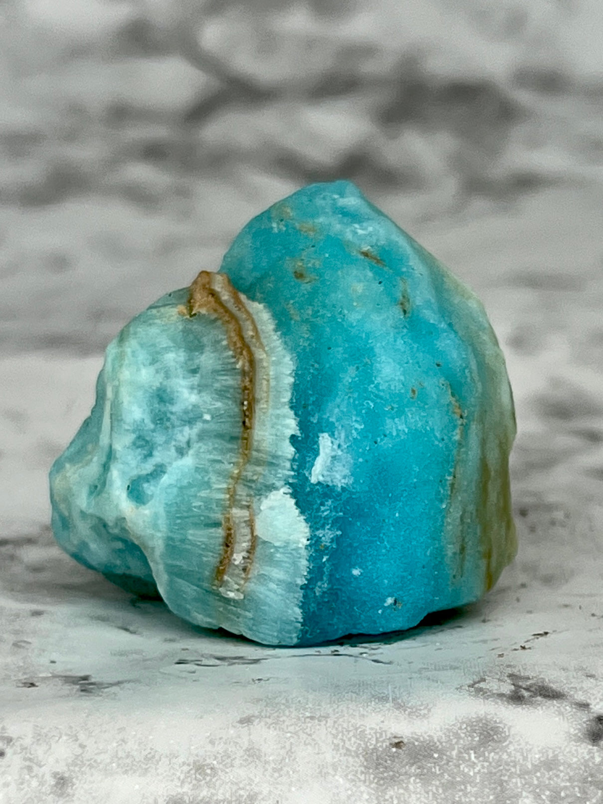 Blue Aragonite Specimen