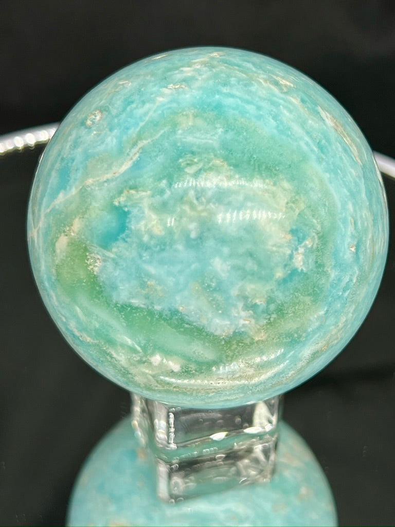 Blue Aragonite & Smithsonite Sphere