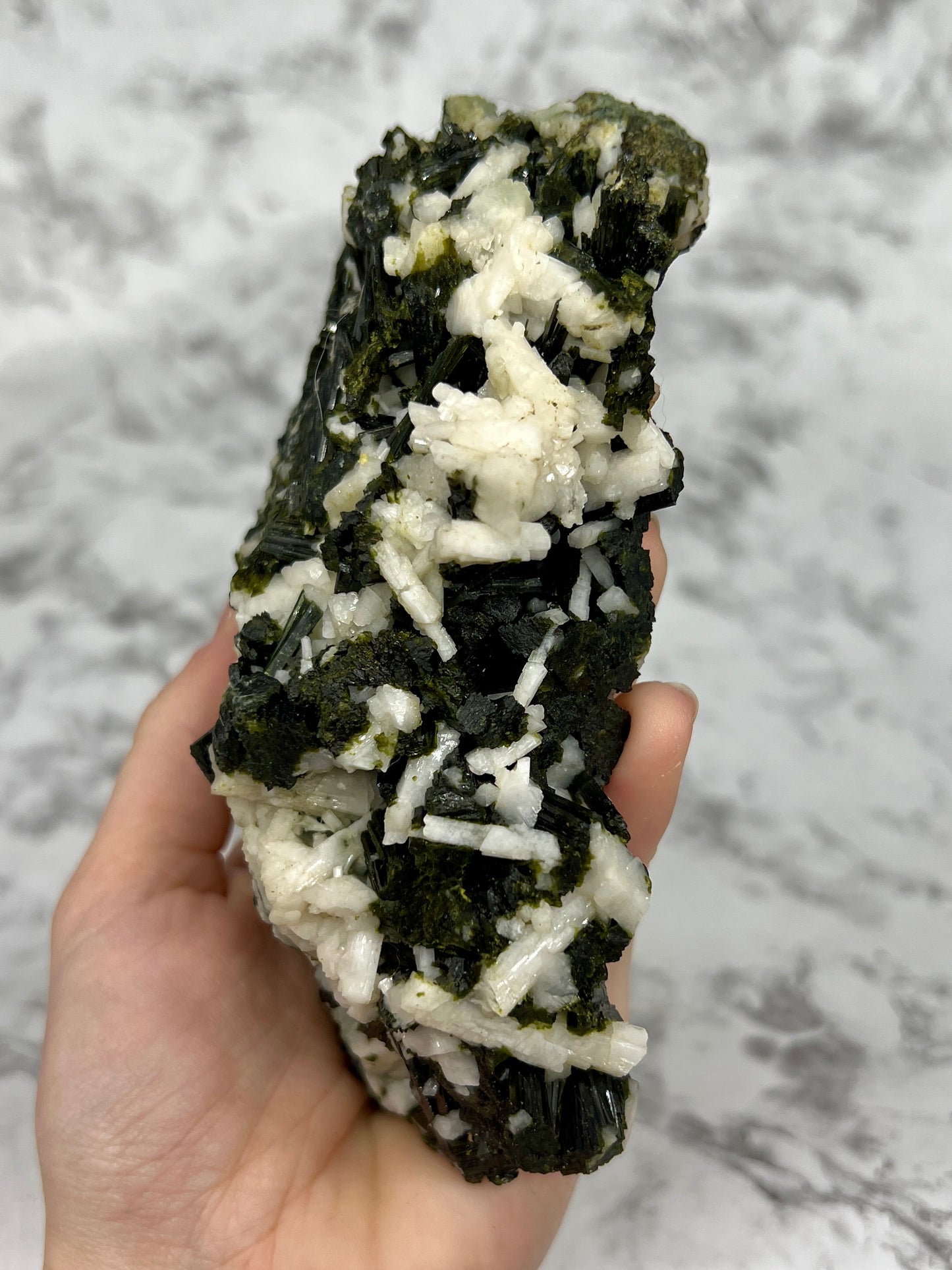 Black & Green Epidote Large Specimen