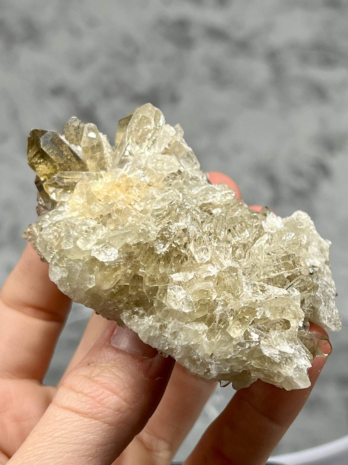 Citrine Large, Extra Sparkly Cluster / Specimen