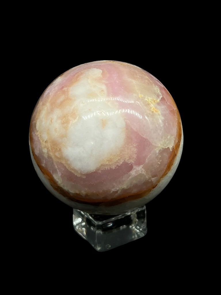 Pink Aragonite Sphere ✦Rare find✦