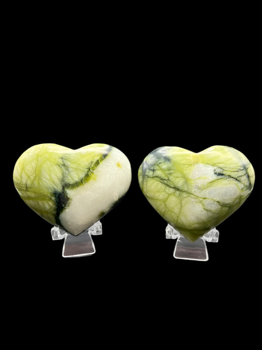 Rutile Serpentine Heart