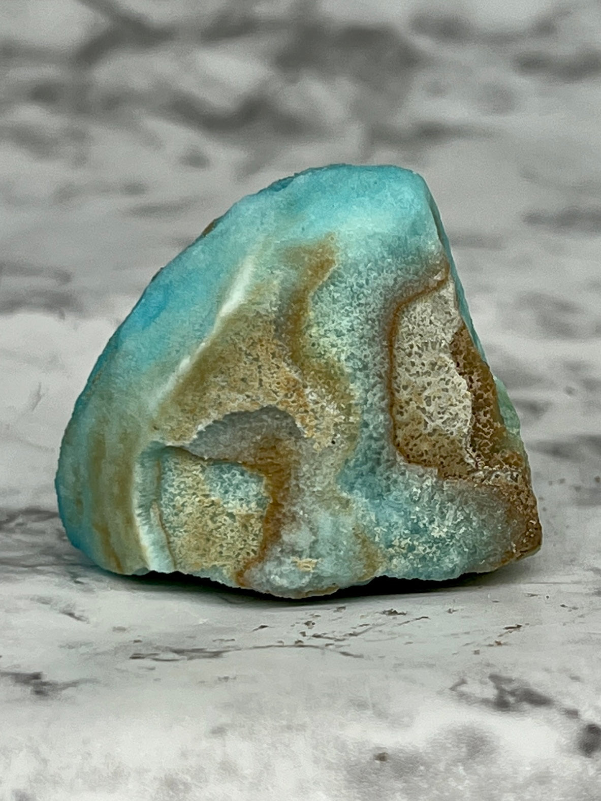Blue Aragonite Specimen