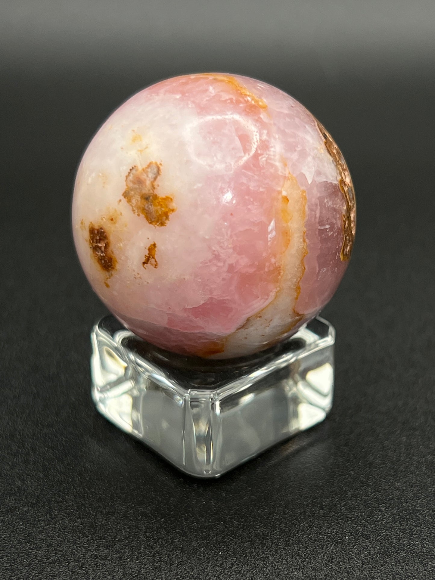 Pink Aragonite Sphere ✦Rare find✦