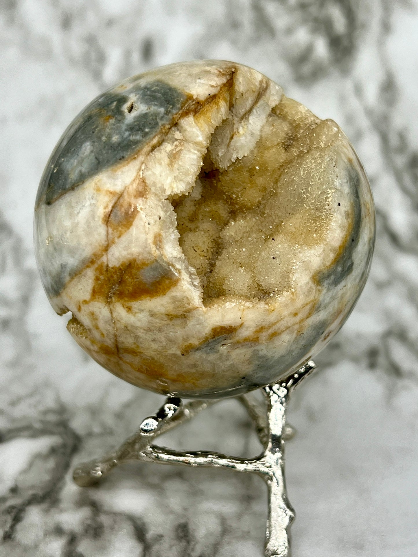 Sphalerite Druzy Sphere