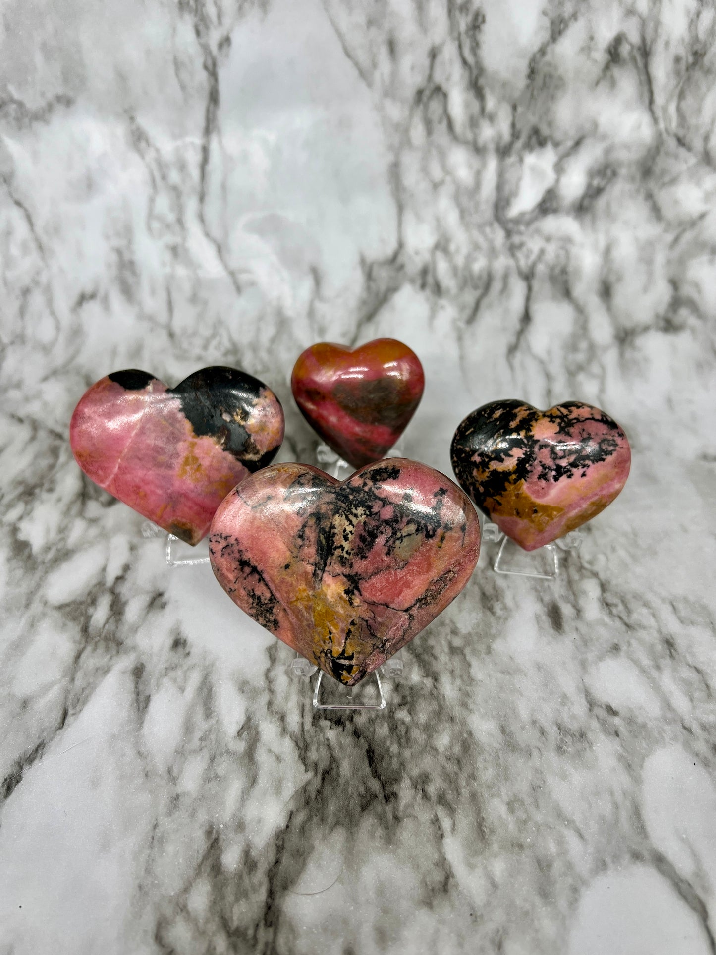 Rhodonite Heart