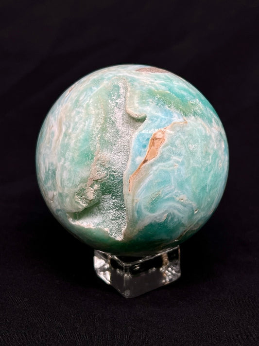 Blue Aragonite & Smithsonite Sphere