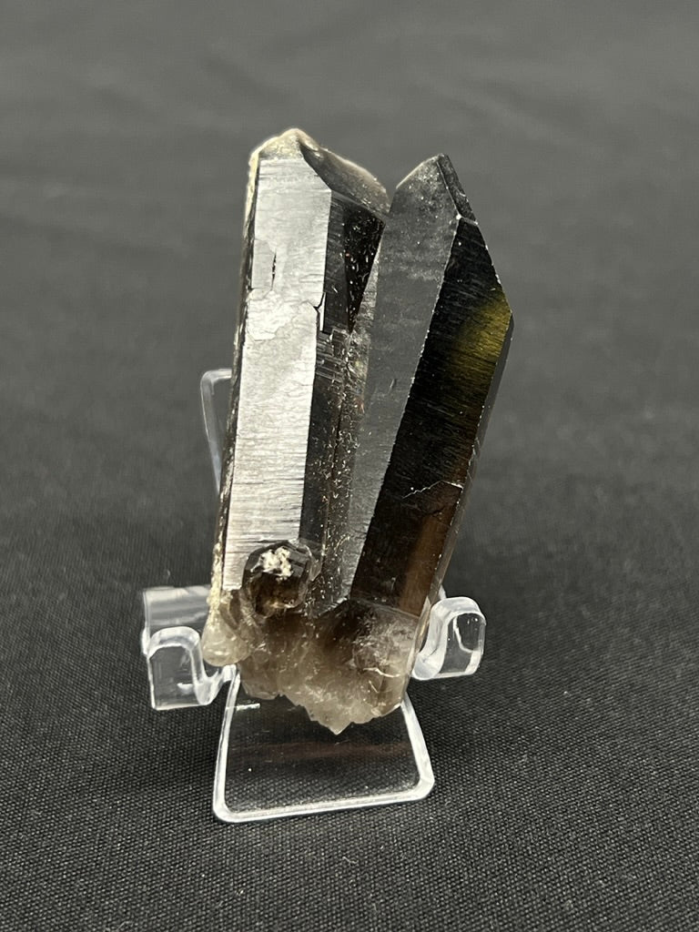 Smokey Quartz Specimen with Rainbow Inclusions