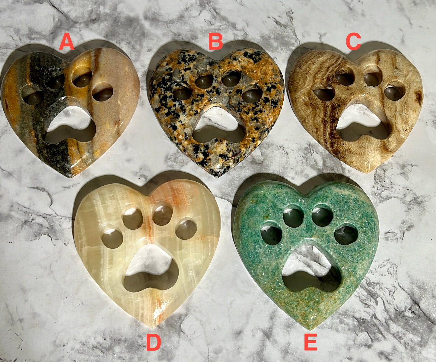 Paw & Heart Carvings
