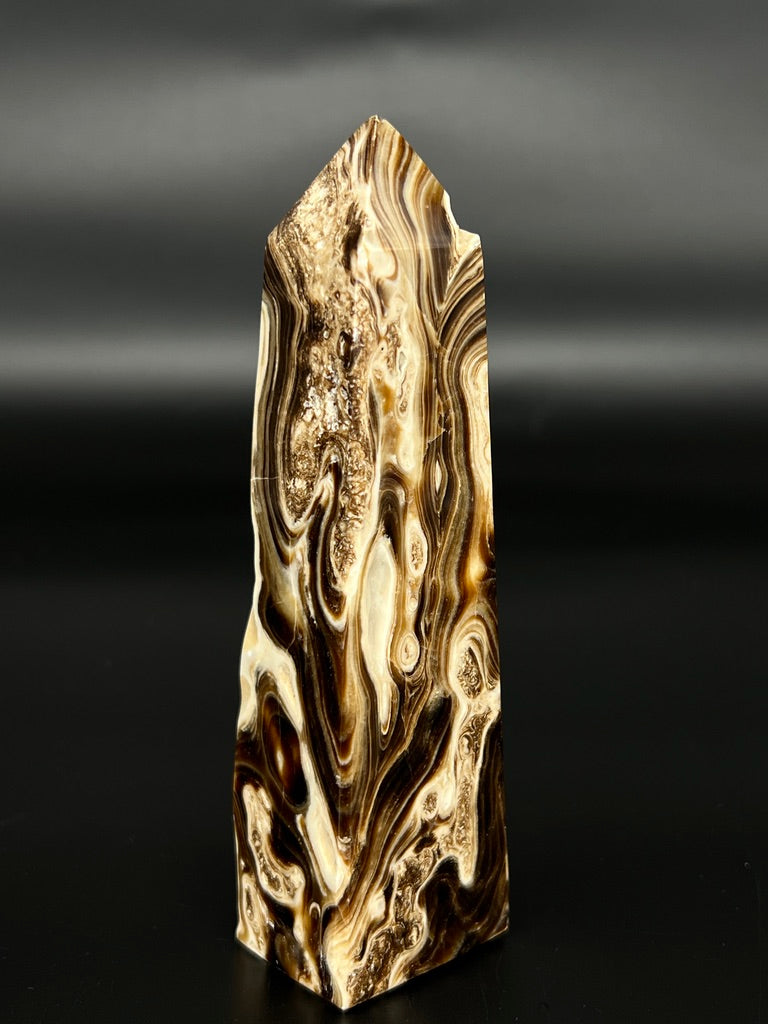 Chocolate Calcite Tower