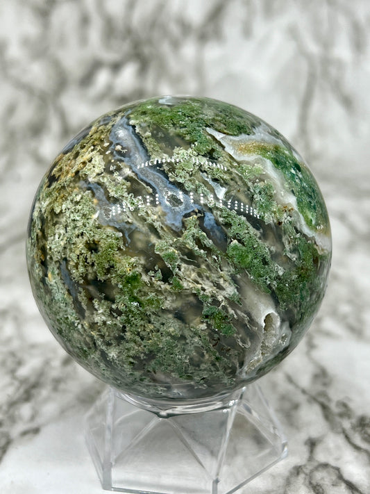 Moss Agate Sphere