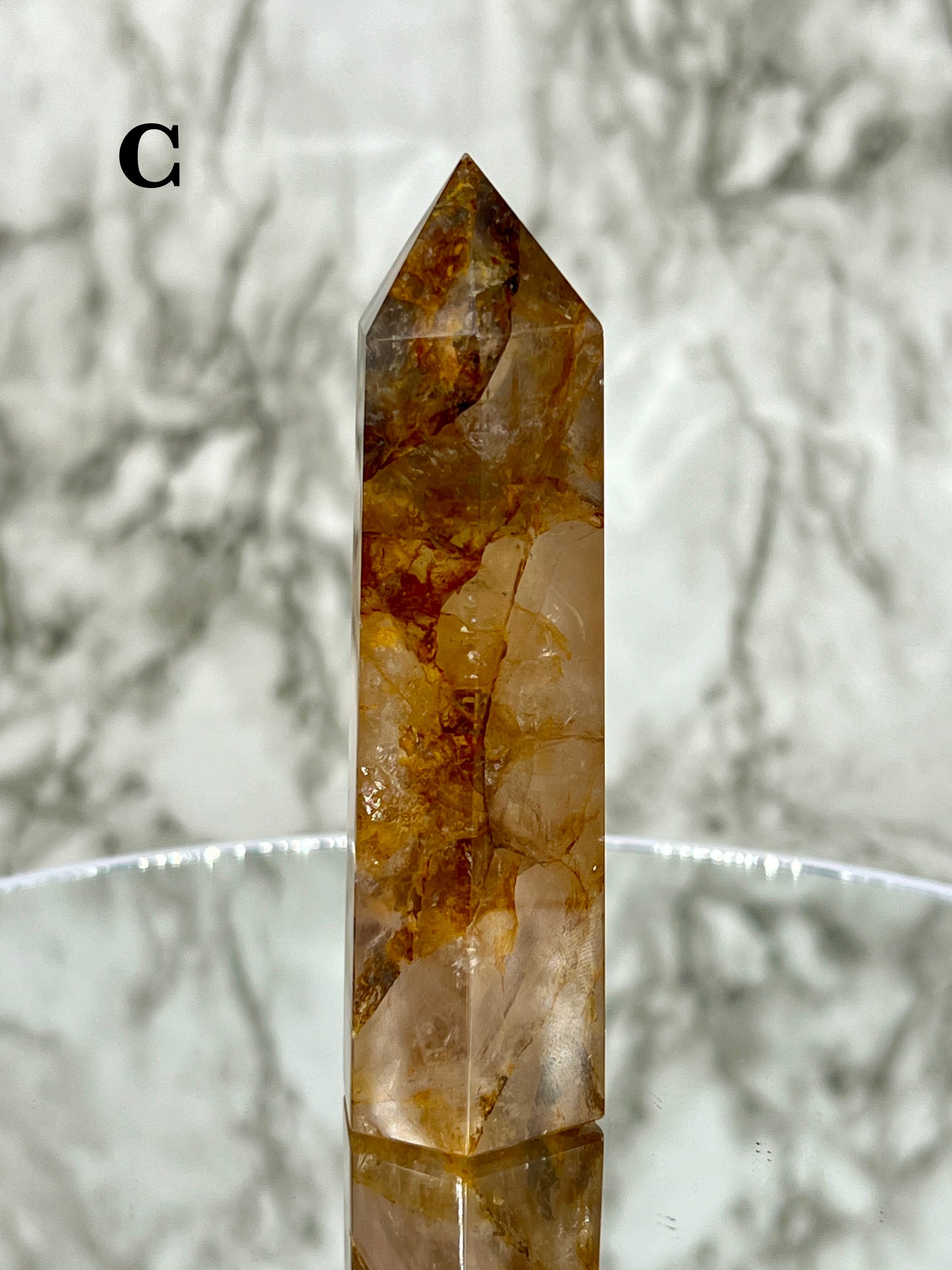 Golden Healer / Yellow Fire Quartz Point