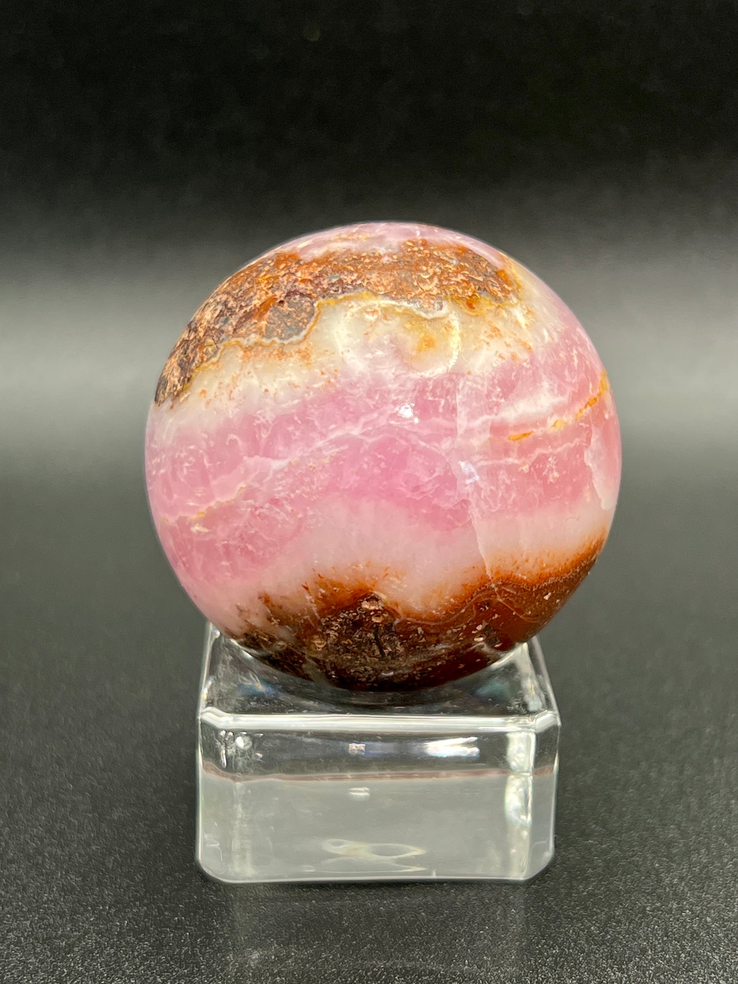 Pink Aragonite Sphere ✦Rare find✦