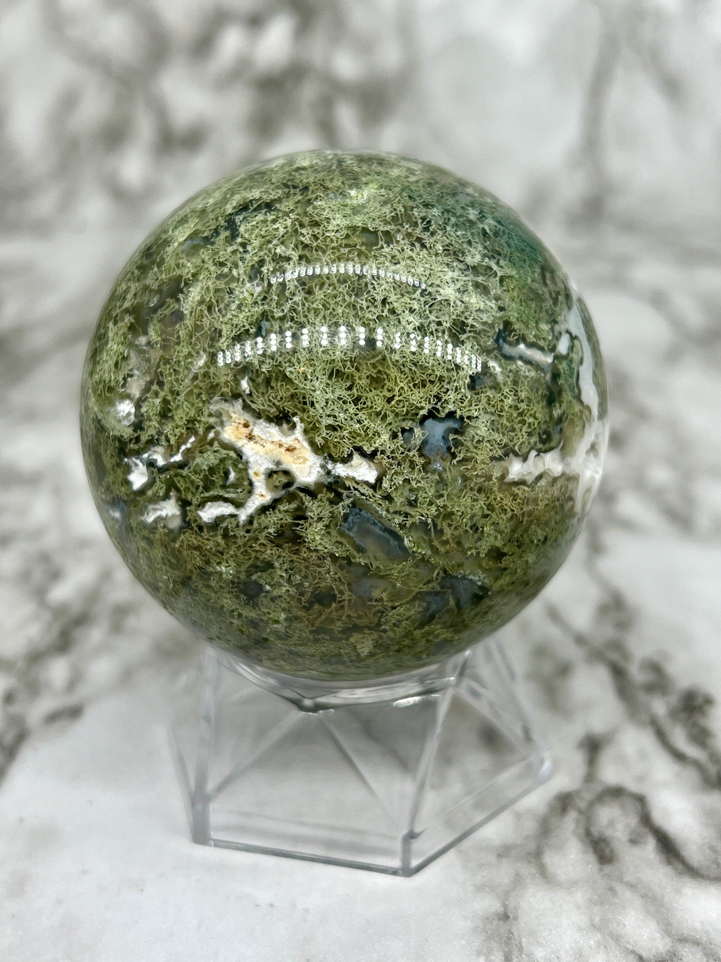 Moss Agate Sphere