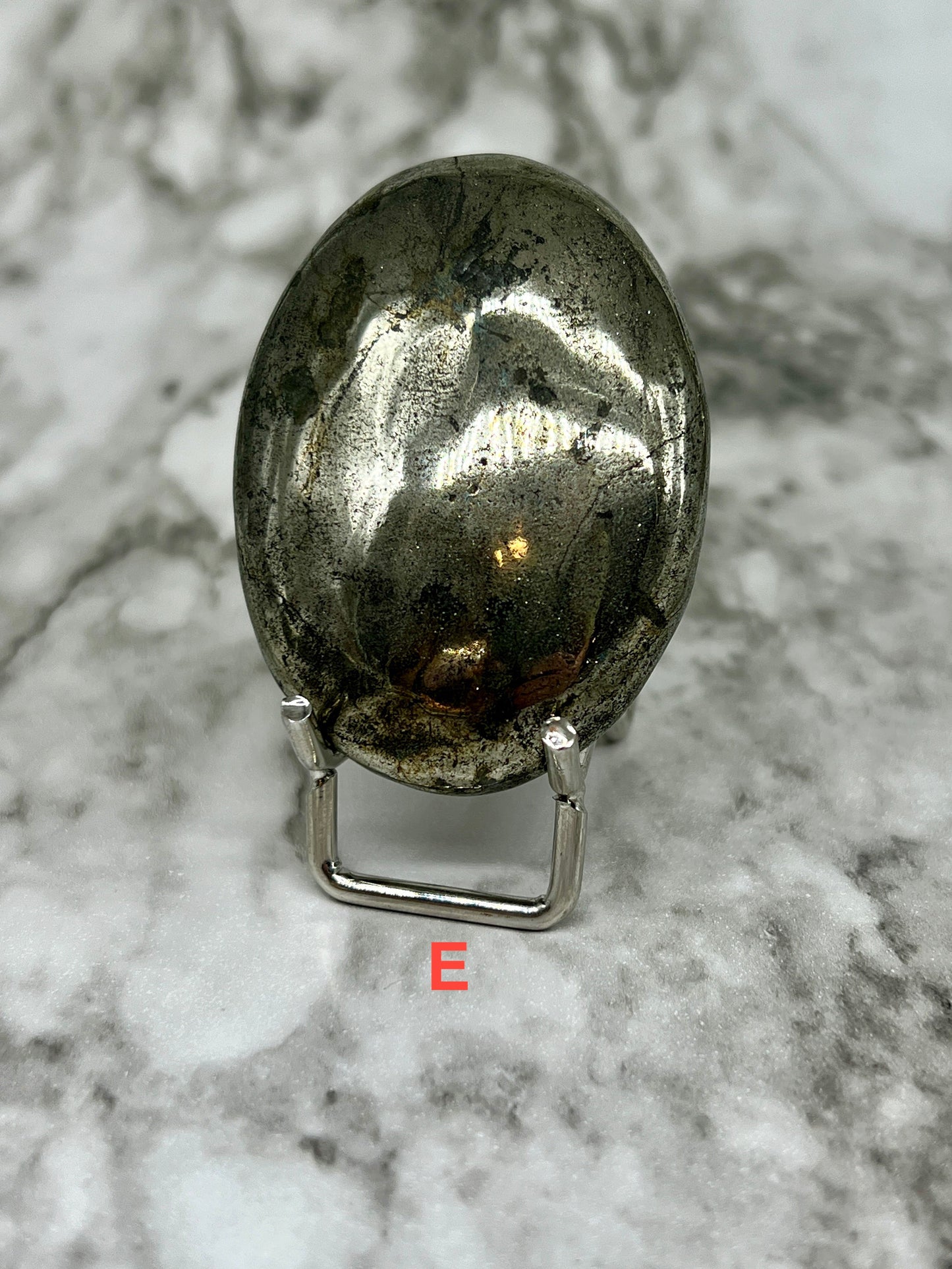 Pyrite Palm Stone