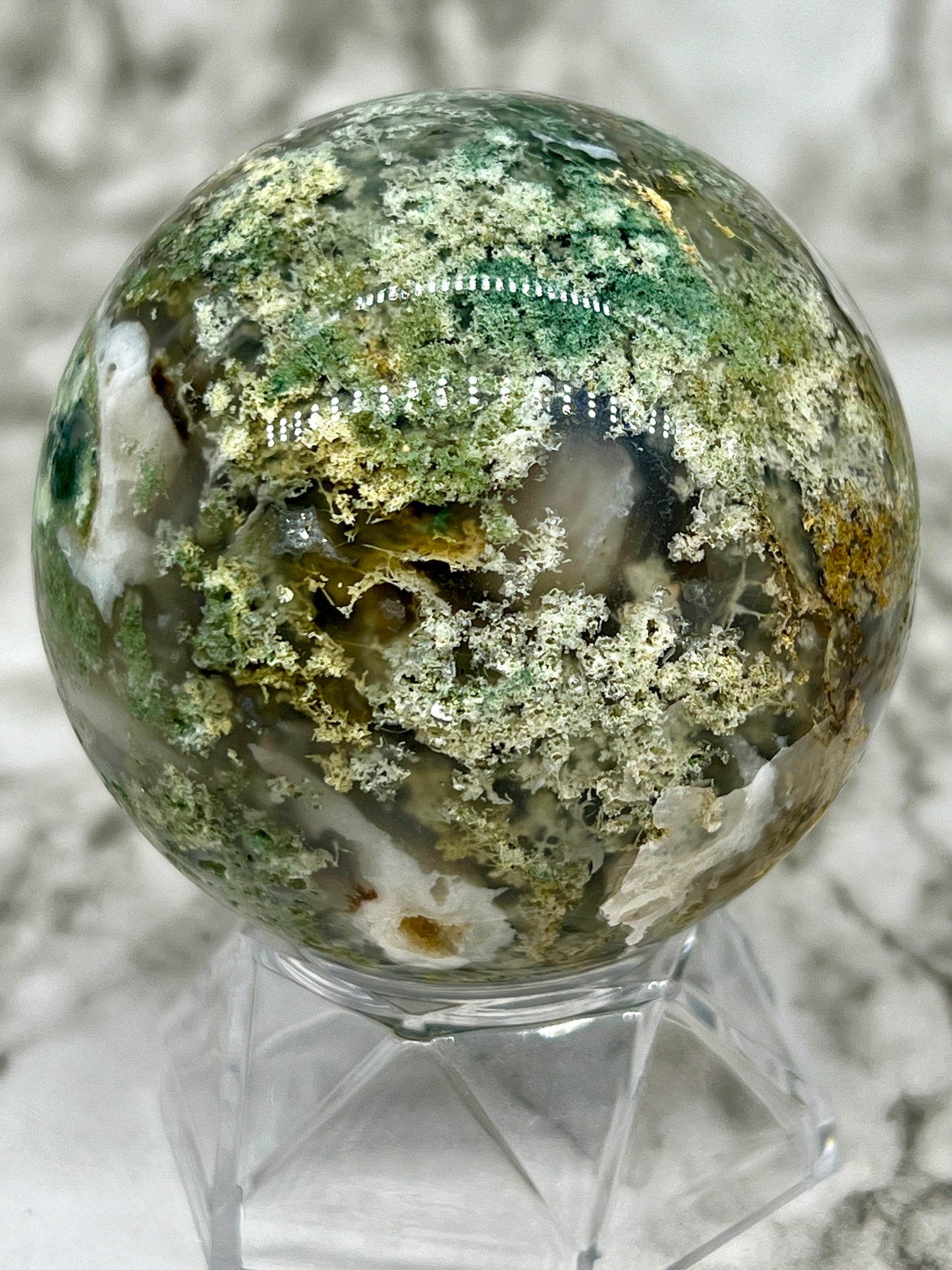 Moss Agate Sphere