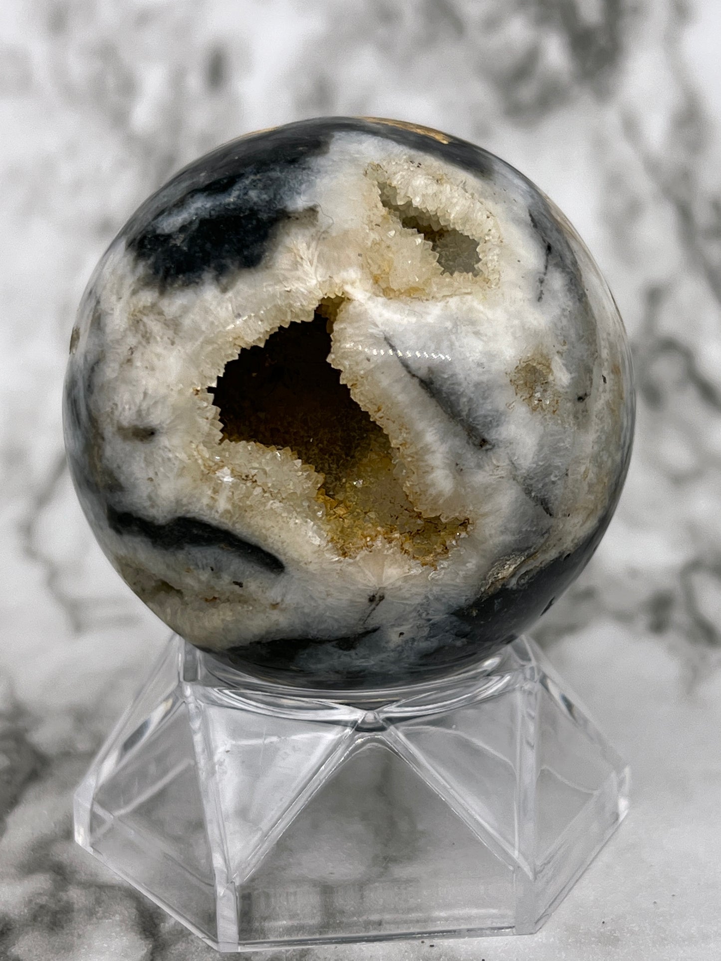 Sphalerite Druzy Sphere