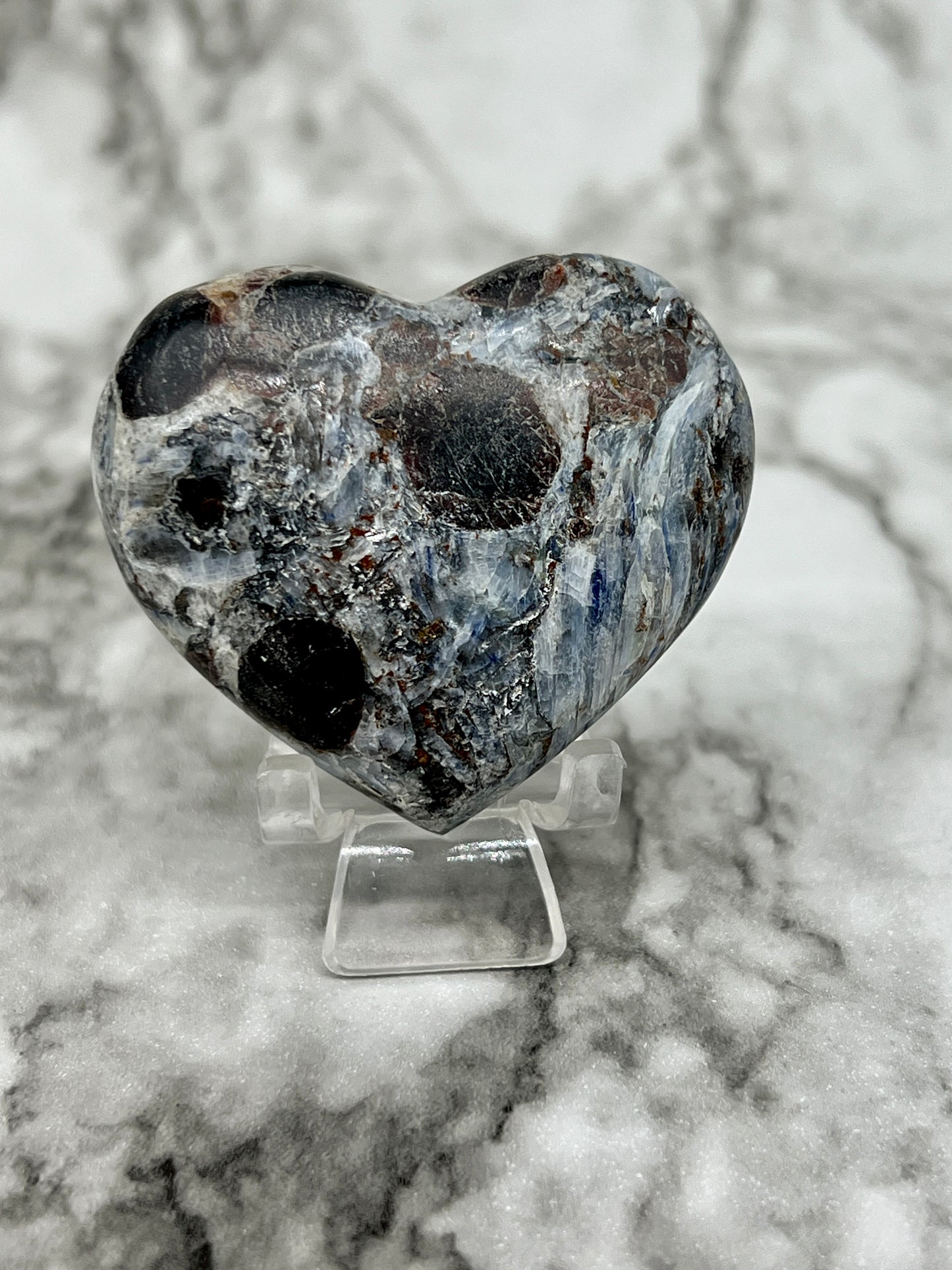 Blue Kyanite Heart