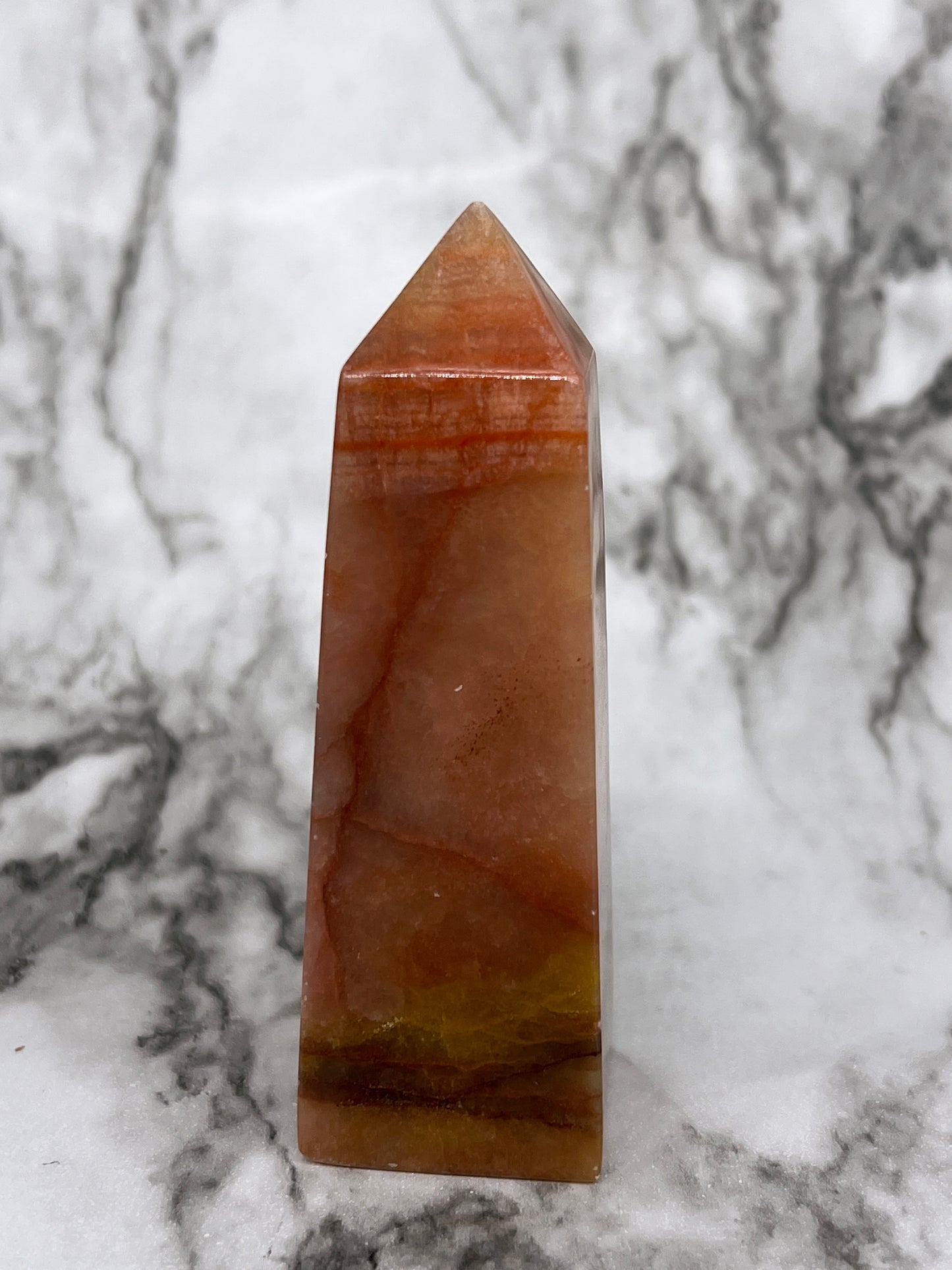 Peach Calcite Tower