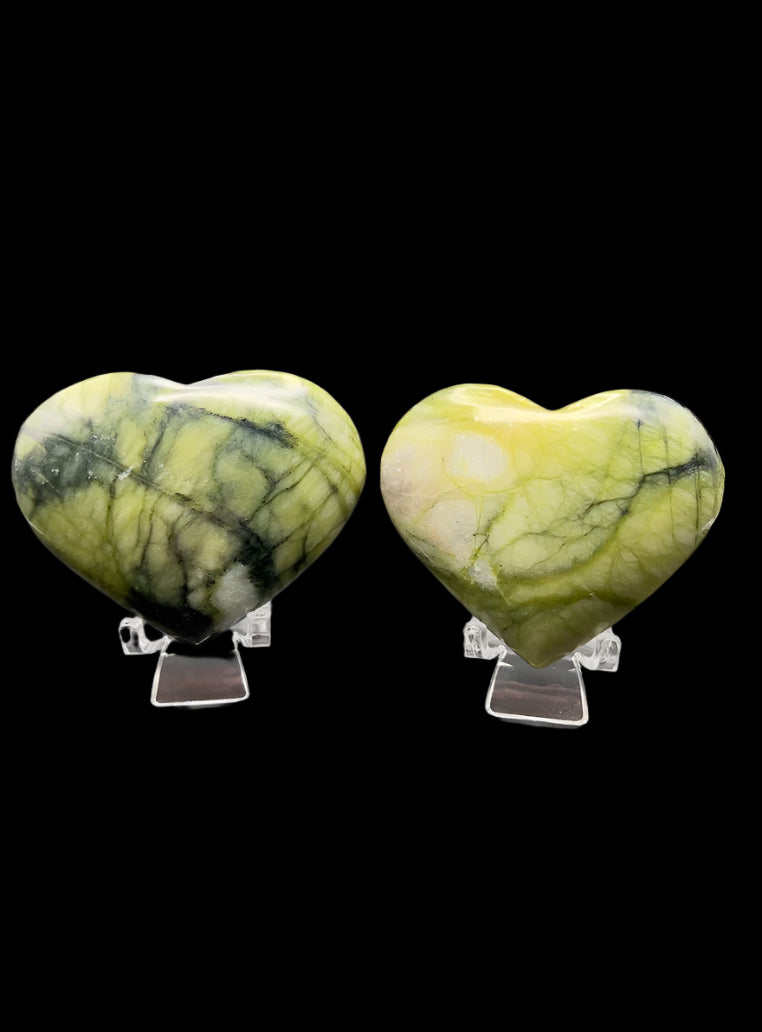 Rutile Serpentine Heart