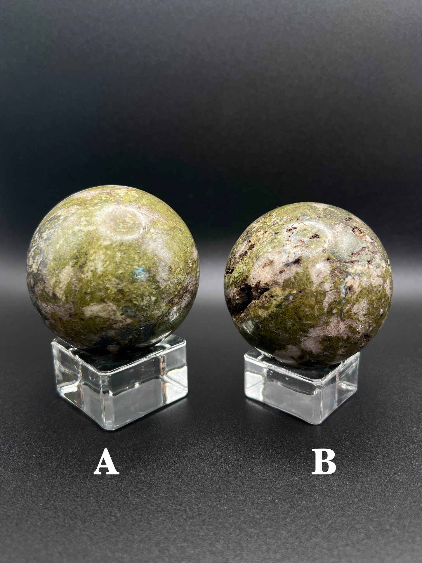 Epidote & Quartz Sphere