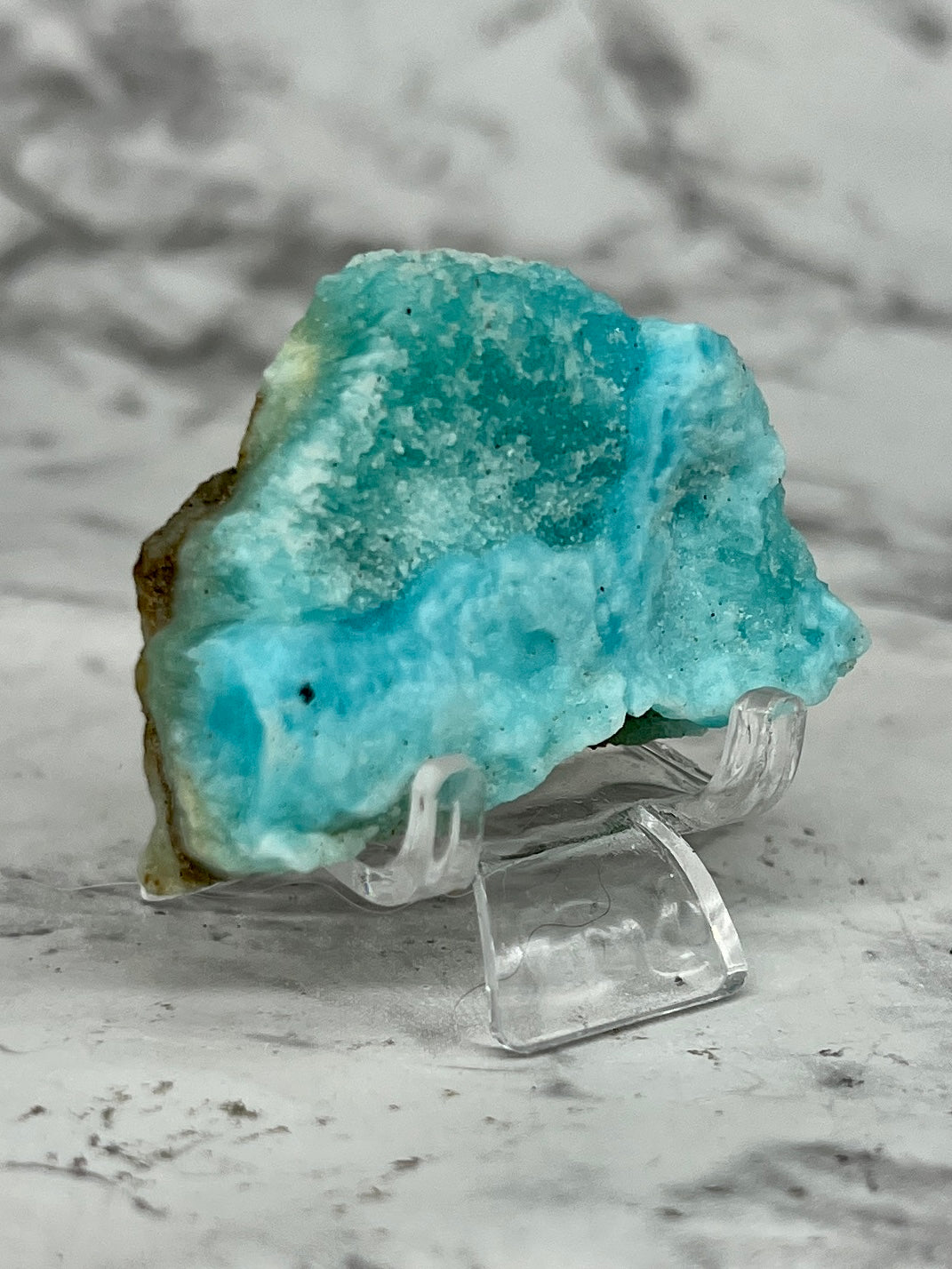 Blue Aragonite Specimen