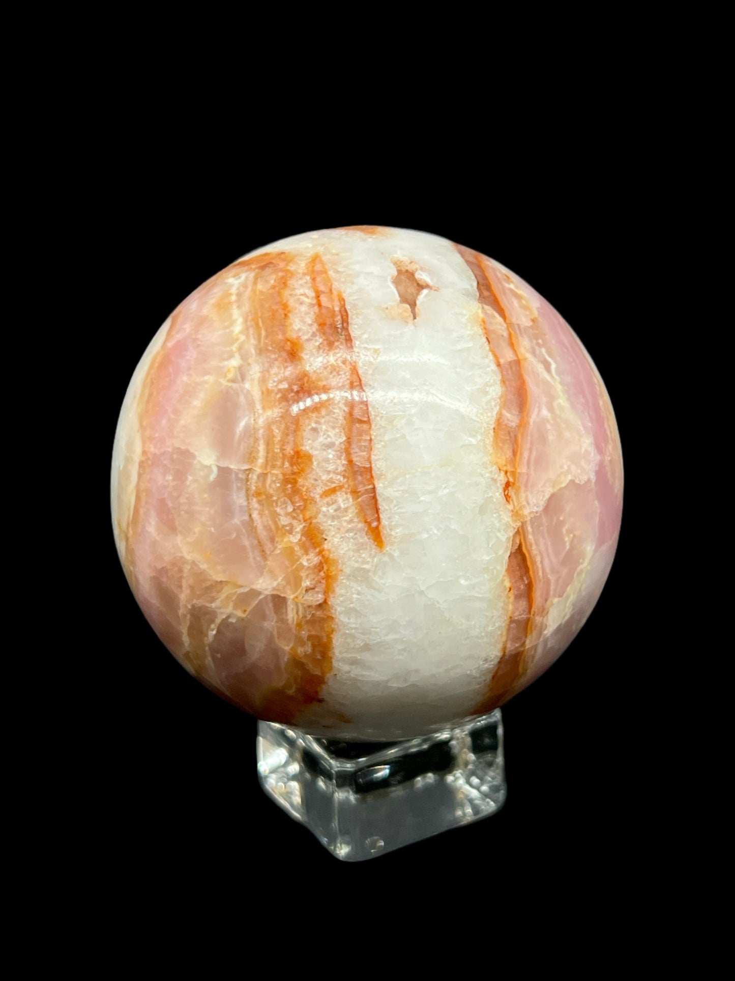 Pink Aragonite Sphere ✦Rare find✦